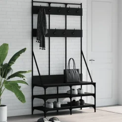 Kledingrek met schoenenrek 100x40x184 cm>vidaXL Sale