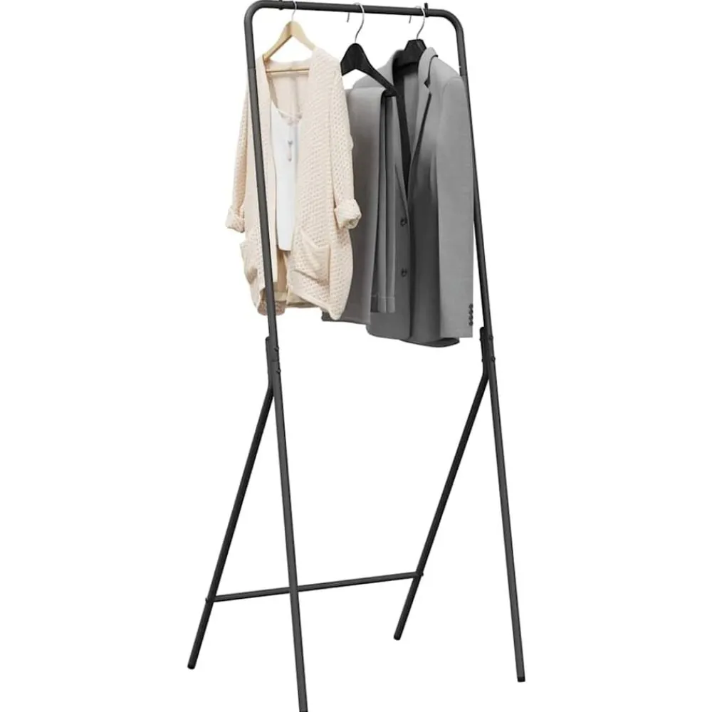 Kledingrek Zwart 60 x 53 x 155 cm Staal>vidaXL Hot
