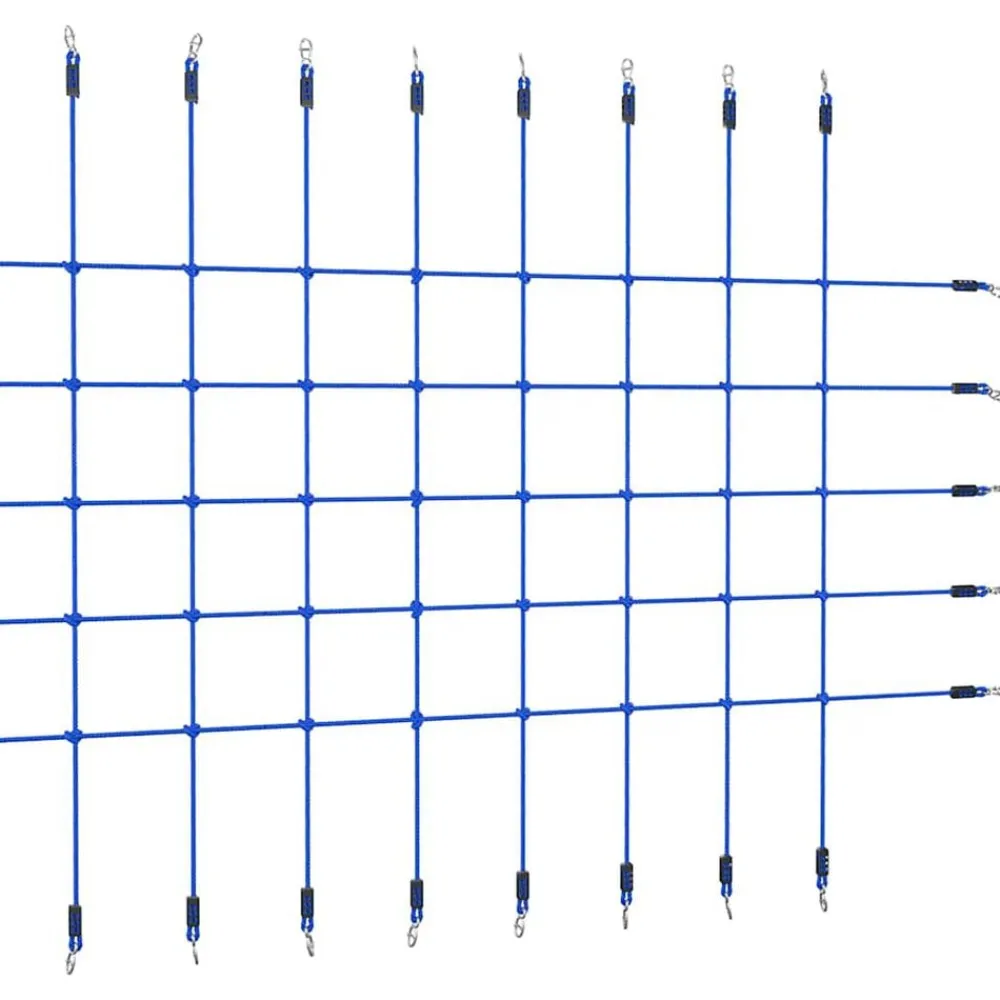 Buitensport*vidaXL Klimnet 200x150 cm blauw