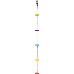 Buitenspeelgoed*vidaXL Klimtouw Multikleur 10,5 x 10,5 x 201 cm Polyester
