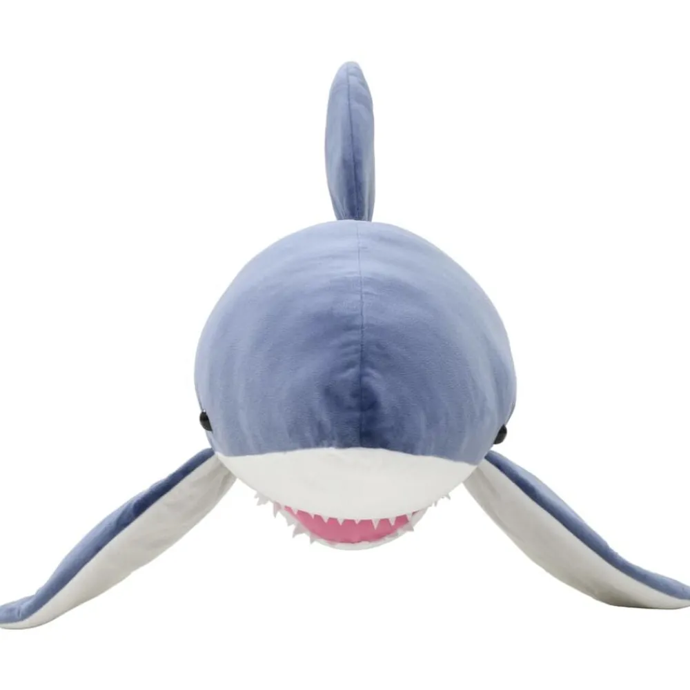 Knuffel witte haai pluche blauw en wit>vidaXL Best