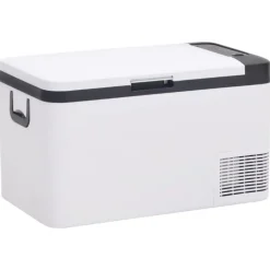 Keuken & Eetkamer*vidaXL Koelbox met handvat 18 L PP & PE zwart en wit