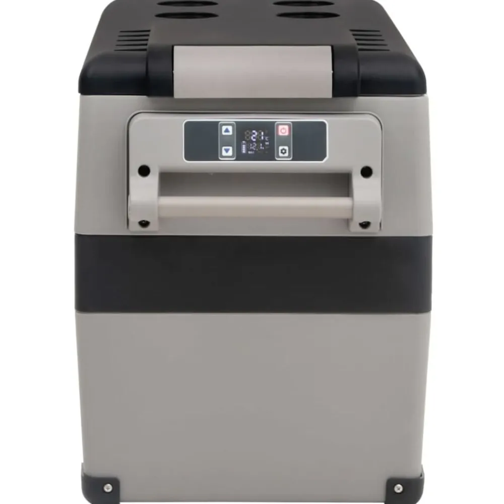 Keuken & Eetkamer*vidaXL Koelbox met handvat 35 L PP & PE zwart en wit