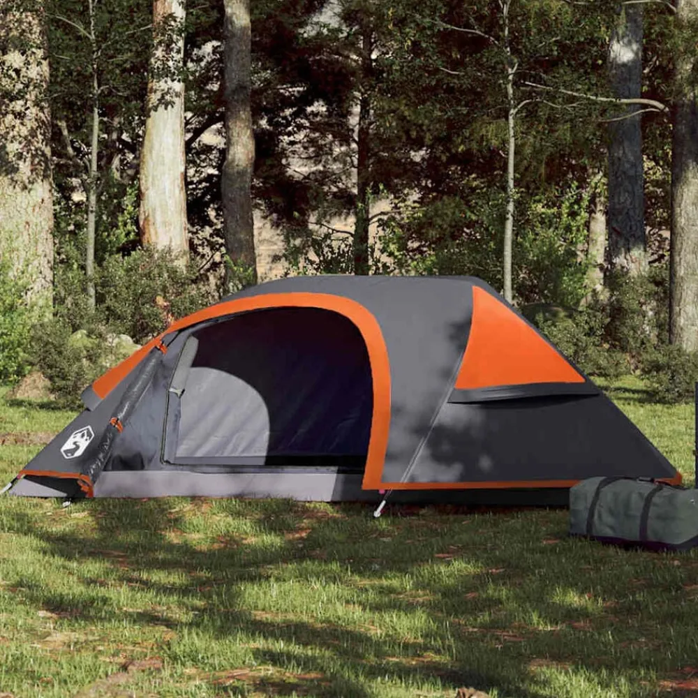 Buitensport*vidaXL Koepeltent 1-persoons waterdicht Oranje