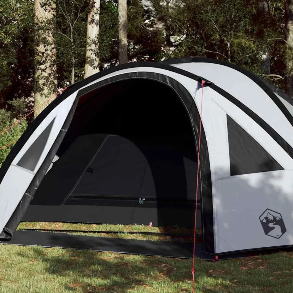 Koepeltent 4-persoons waterdicht verduisterend stof wit>vidaXL Outlet