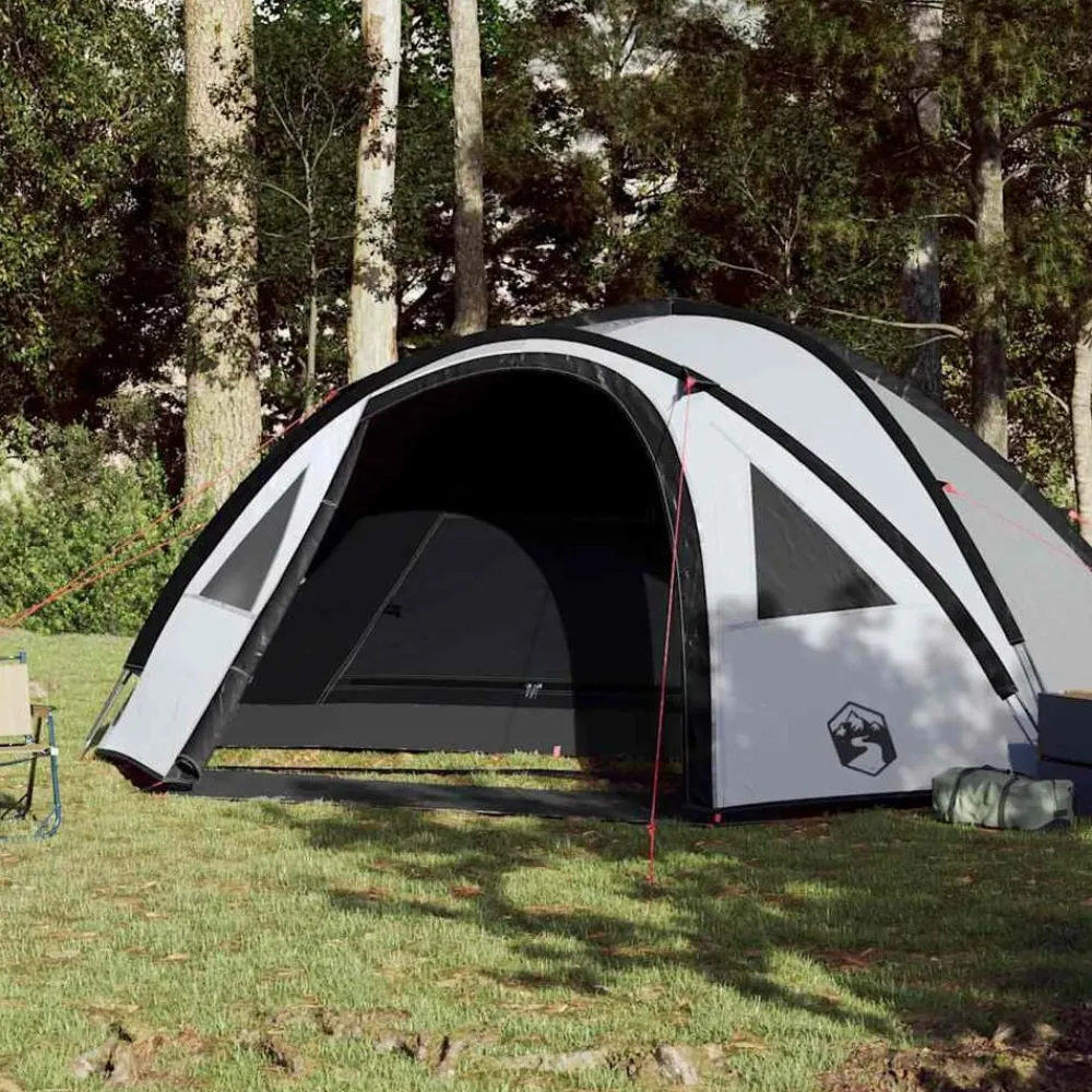 Koepeltent 4-persoons waterdicht verduisterend stof wit>vidaXL Outlet