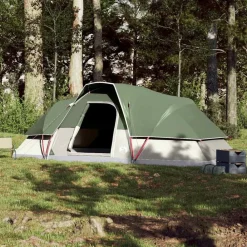 Buitensport*vidaXL Koepeltent 9-persoons waterdicht Groen