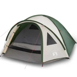 Buitensport*vidaXL Koepeltent 4-persoons waterdicht Groen
