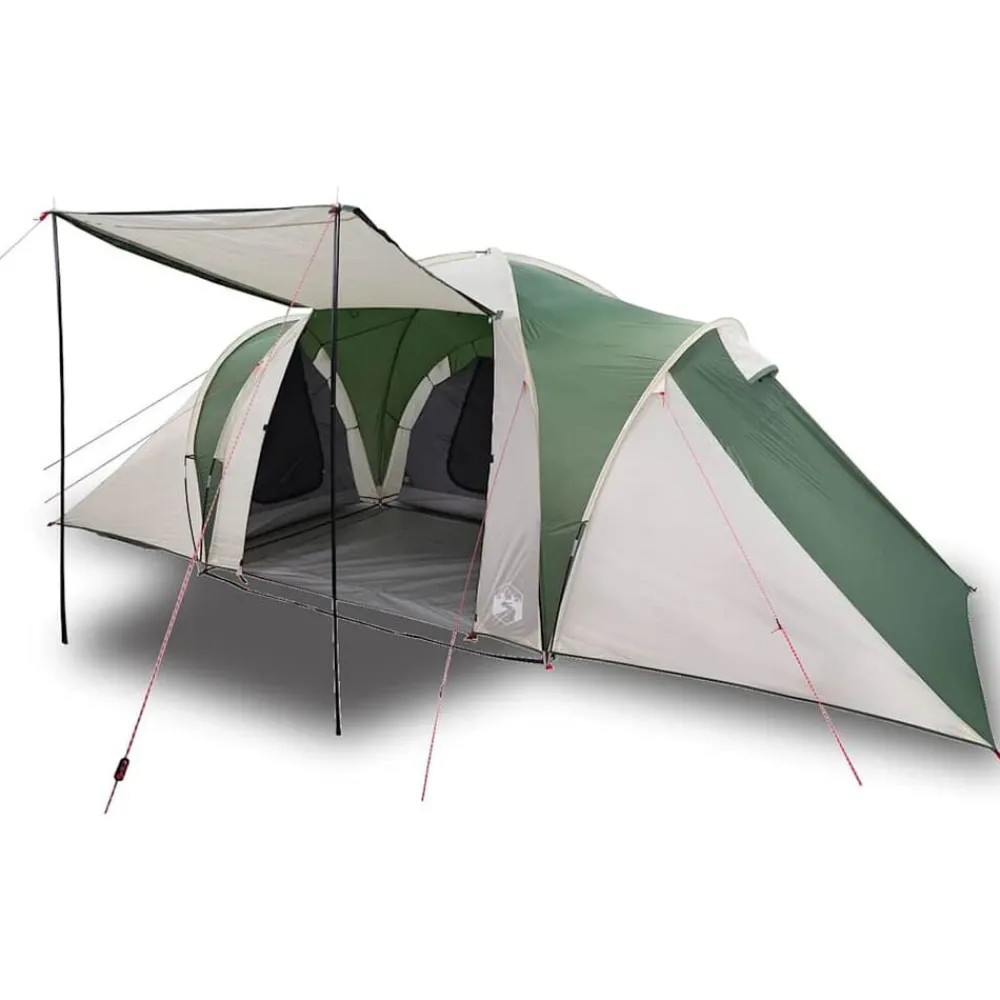 Buitensport*vidaXL Koepeltent 6-persoons waterdicht Groen