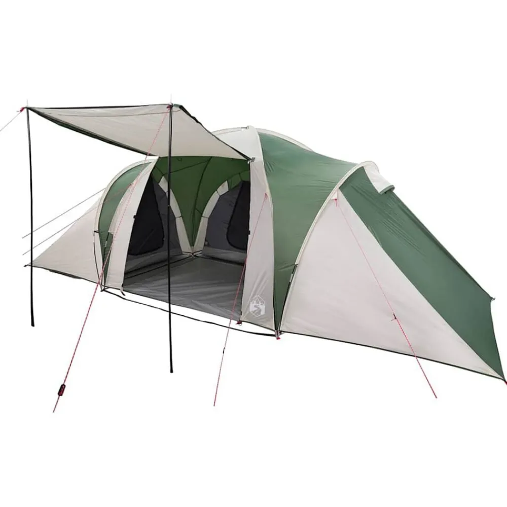 Buitensport*vidaXL Koepeltent 6-persoons waterdicht Groen