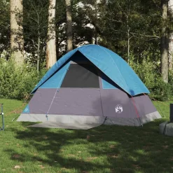 Buitensport*vidaXL Koepeltent 2-persoons waterdicht Blauw
