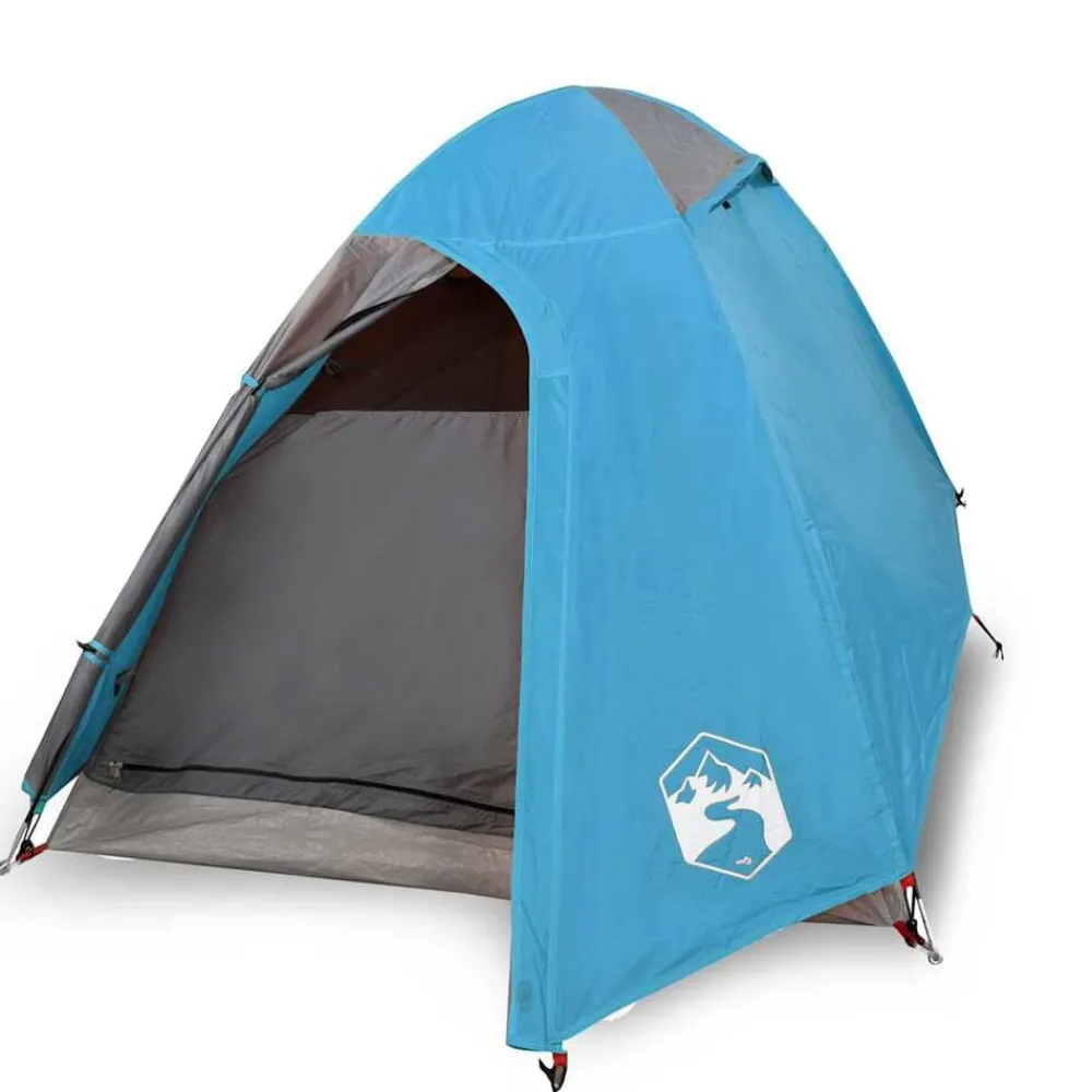 Buitensport*vidaXL Koepeltent 2-persoons waterdicht Blauw