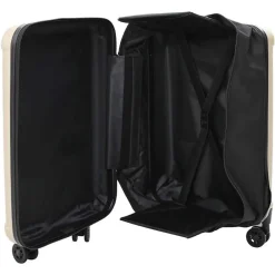 Bagage & Tassen*vidaXL Koffer met slot 34 x 23 x 55.5 cm ABS Kunststof champagne