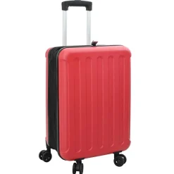 Bagage & Tassen*vidaXL Koffer met slot 34 x 23 x 55.5 cm ABS Kunststof Rood