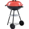 Keuken & Eetkamer*vidaXL Kogelbarbecue houtskool met wieltjes XXL 44 cm