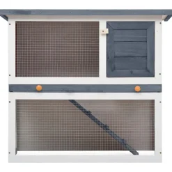 Konijnenhok voor buiten met 1 deur hout><noscript><img width=