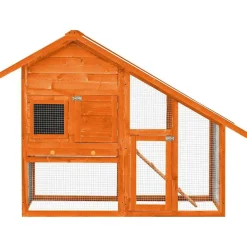 Huisdierbenodigdheden*vidaXL Konijnenhok 140x63x120 cm massief vurenhout Bruin