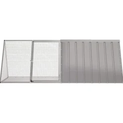 Konijnenhok 201,5x80,5x71 cm gegalvaniseerd staal><noscript><img width=
