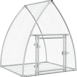 Konijnenhok 105x100x120 cm gegalvaniseerd staal zilverkleurig>vidaXL Clearance