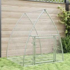 Konijnenhok 105x100x120 cm gegalvaniseerd staal zilverkleurig>vidaXL Clearance