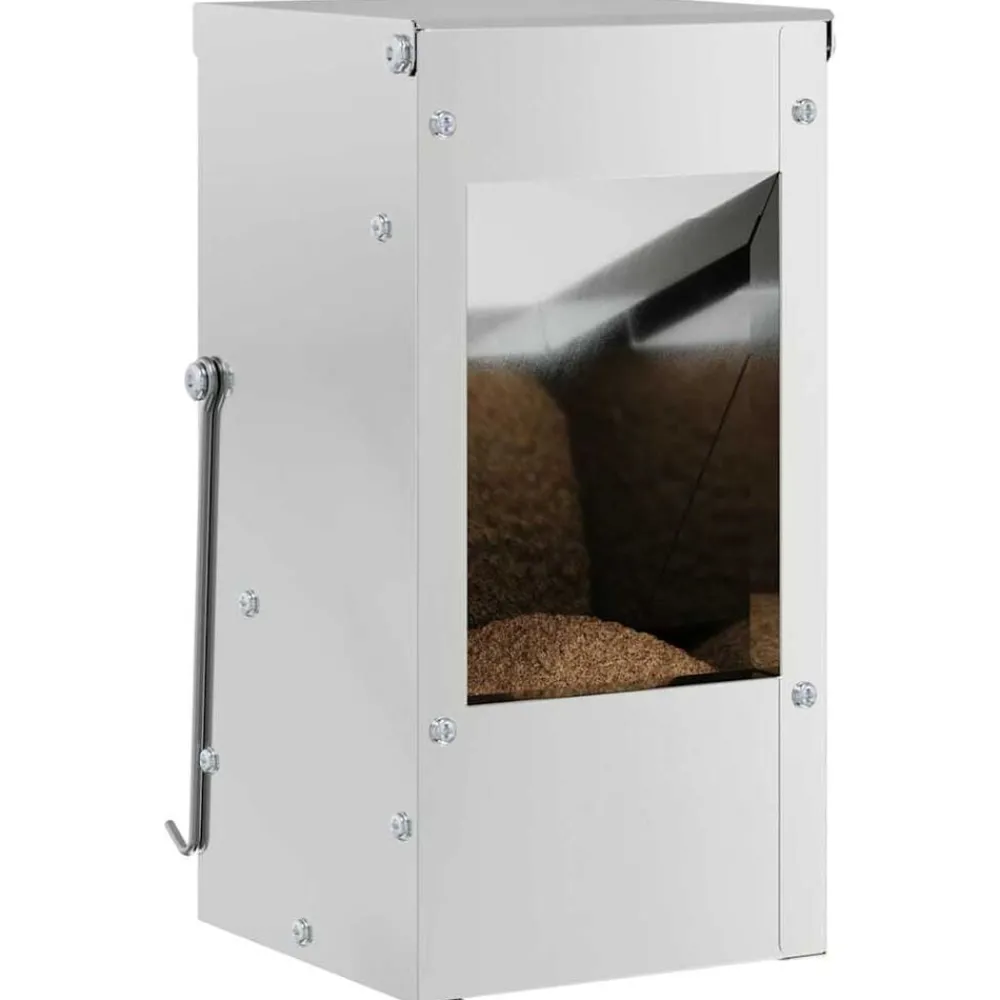 Konijnenvoer 12,5 x 12,5 x 25 cm Gegalvaniseerd staal>vidaXL Clearance