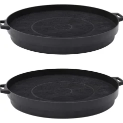 Keuken & Eetkamer*vidaXL Koolstoffilters voor afzuigkap 2 st 210 mm