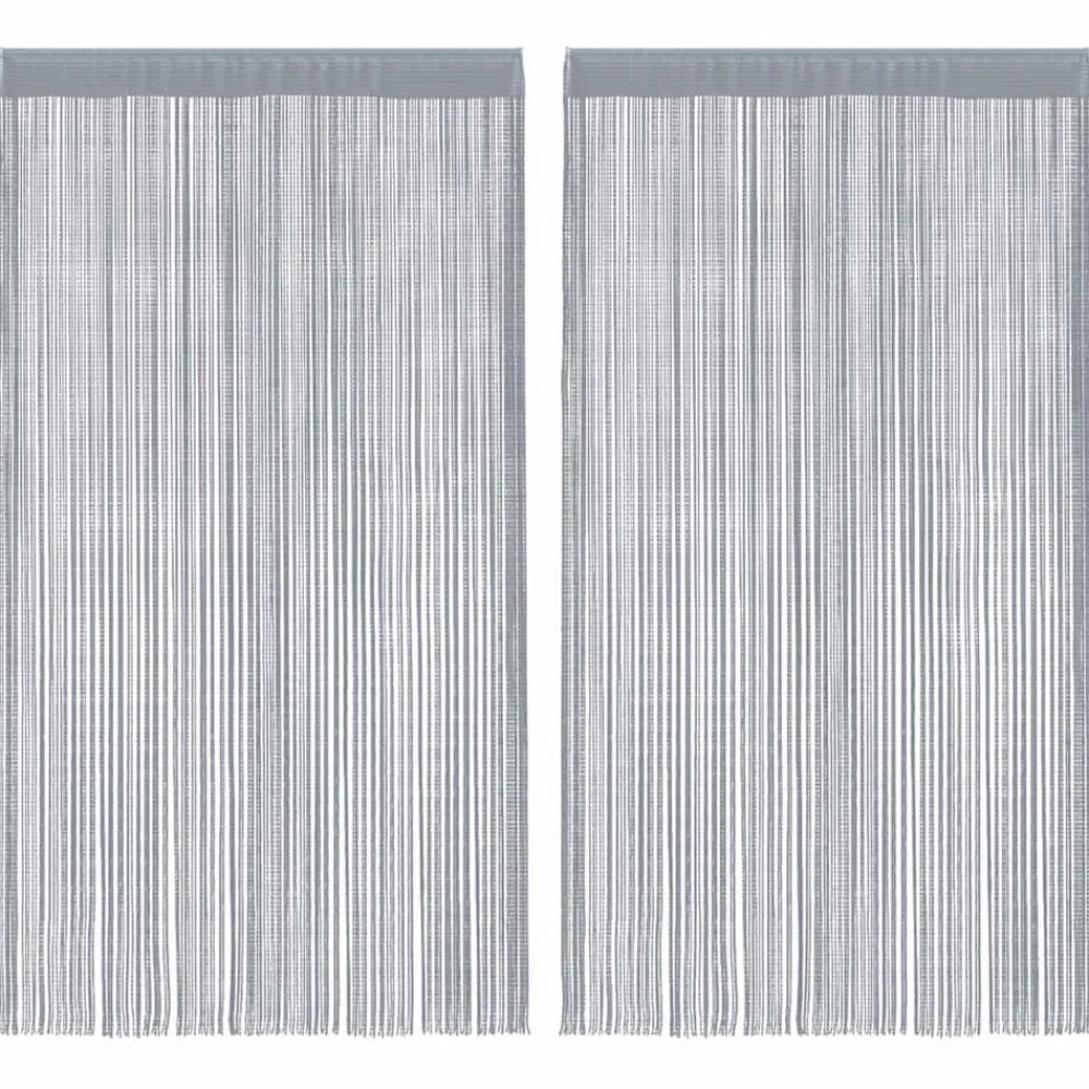 Koordgordijnen 2 st 100x250 cm>vidaXL Clearance