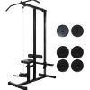Fitness*vidaXL Krachttoren met gewichtsschijven 40 kg