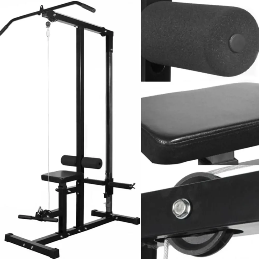Fitness*vidaXL Krachttoren met gewichtsschijven 40 kg