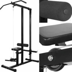 Fitness*vidaXL Krachttoren met halterset 30,5 kg