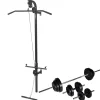 Krachttoren voor aan de wand met halterset 30,5 kg>vidaXL Discount