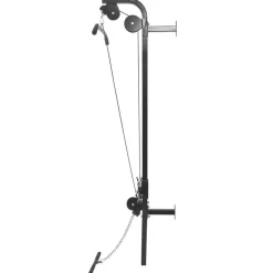 Fitness*vidaXL Krachttoren voor aan de wand met gewichtsschijven 40 kg
