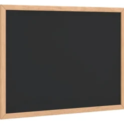 Kantoorartikelen*vidaXL Krijtbord met massief grenenhouten frame 40x30 cm zwart