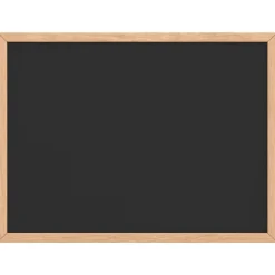 Kantoorartikelen*vidaXL Krijtbord met massief grenenhouten frame 40x30 cm zwart
