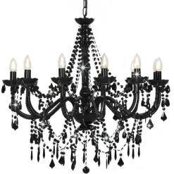 Kroonluchter met kralen 12xE14>vidaXL Outlet