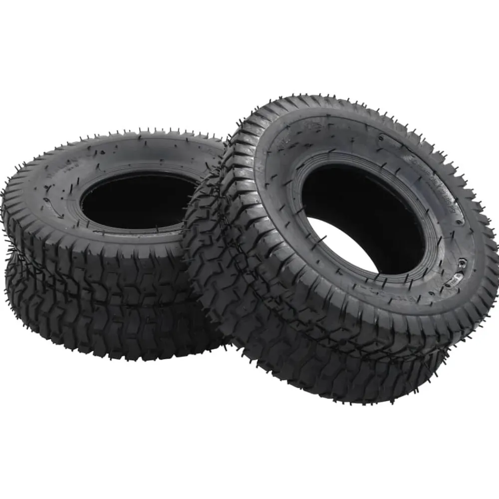 Tuin & Gazon*vidaXL Kruiwagenbanden 2 st 15x6.00-6 4PR rubber