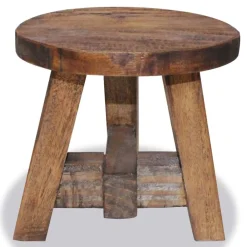 Stoelen*vidaXL Kruk massief mahoniehout