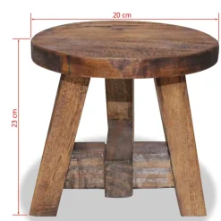 Stoelen*vidaXL Kruk massief mahoniehout