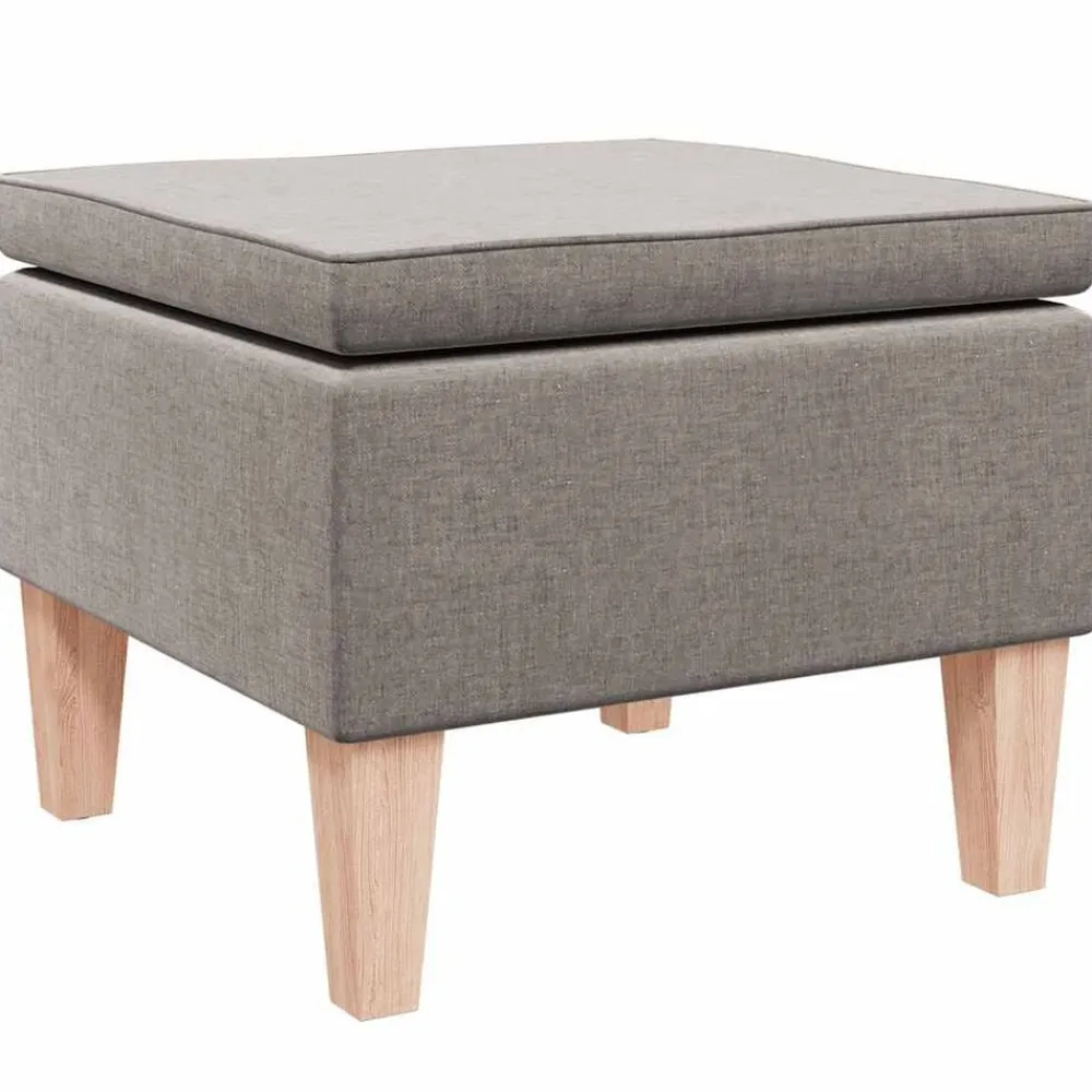 Kruk met houten poten stof>vidaXL Sale