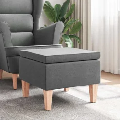 Kruk met houten poten stof>vidaXL New