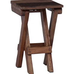 Kruk Naturel 30 x 30 x 48 cm Massief gerecycled hout>vidaXL Online