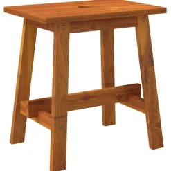 Stoelen*vidaXL Kruk 45x29x45 cm rechthoekig massief acaciahout