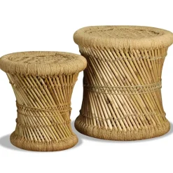 Krukken 2 st bamboe en jute><noscript><img width=
