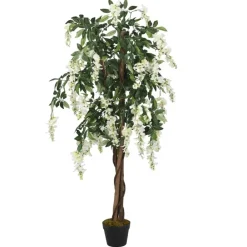 Kunstboom wisteria 560 bladeren 80 cm groen en wit>vidaXL Best