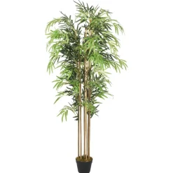 Woon- & Tuinaccessoires*vidaXL Kunstplant bamboe 500 bladeren 80 cm groen