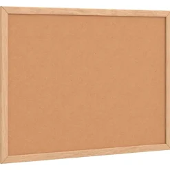 Kantoorartikelen*vidaXL Kurkbord met massief grenenhouten frame 40x30 cm