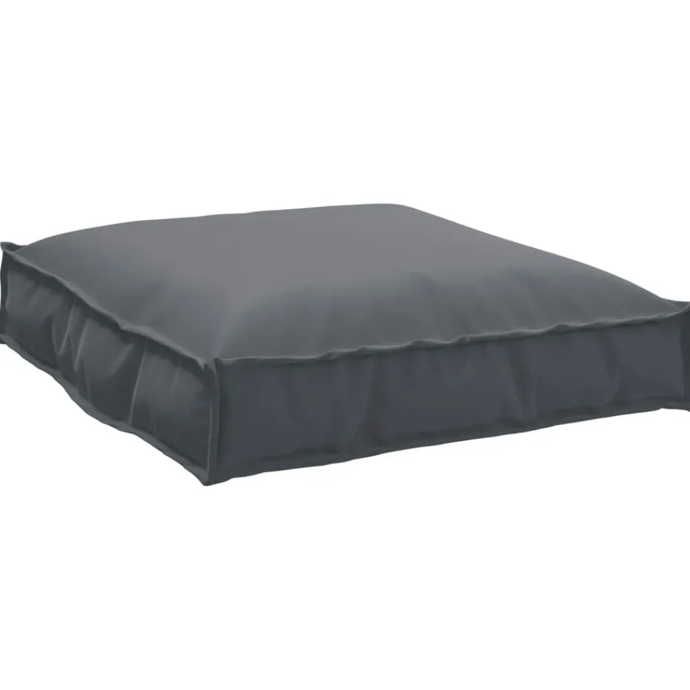Woon- & Tuinaccessoires*vidaXL Kussen 70 x 70 x 12 cm Oxford Stof Antraciet