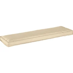 Woon- & Tuinaccessoires*vidaXL Kussen 140 x 40 x 8 cm Oxford Stof Beige