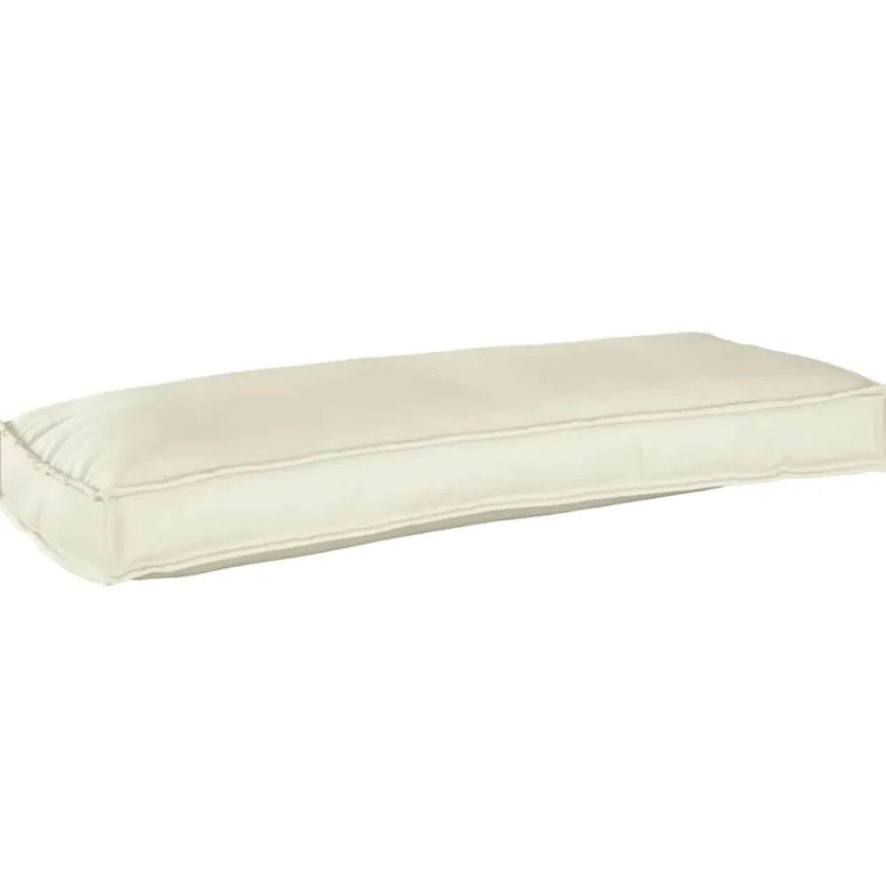 Woon- & Tuinaccessoires*vidaXL Kussen Crème 100 x 40 x 8 cm Oxford Stof Crème