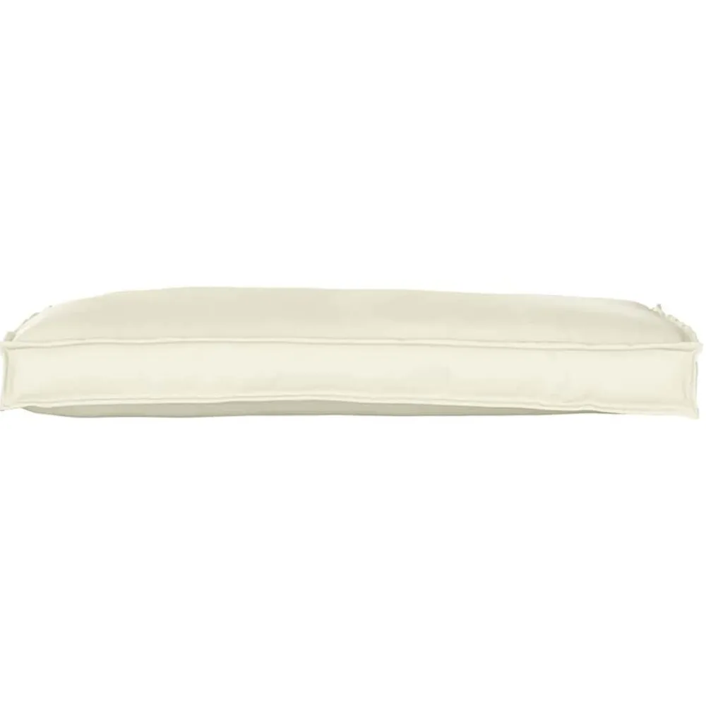 Woon- & Tuinaccessoires*vidaXL Kussen Crème 100 x 40 x 8 cm Oxford Stof Crème